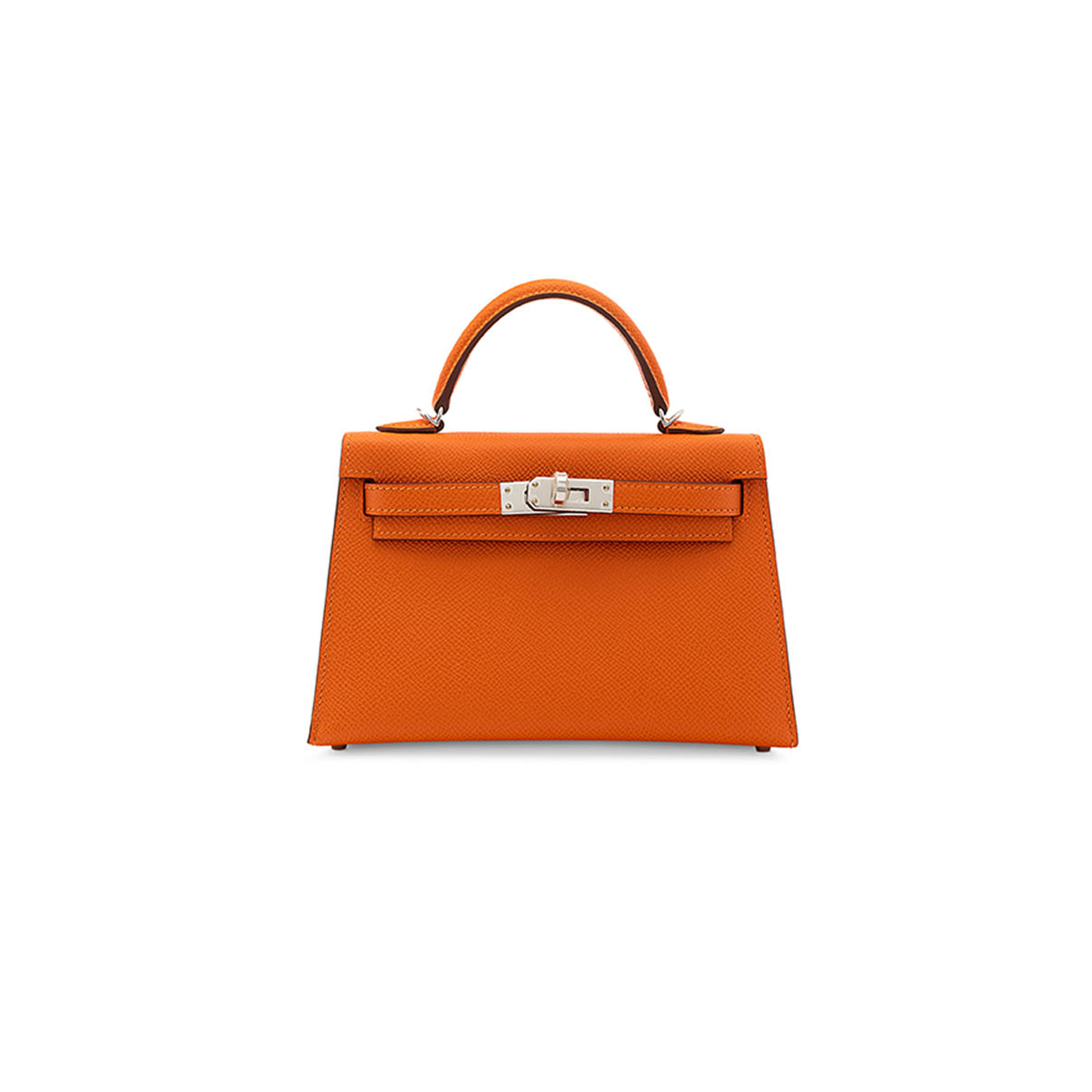 HERMÈS MINI KELLY II WITH PALLADIUM HARDWARE (19*12*5.5cm) 